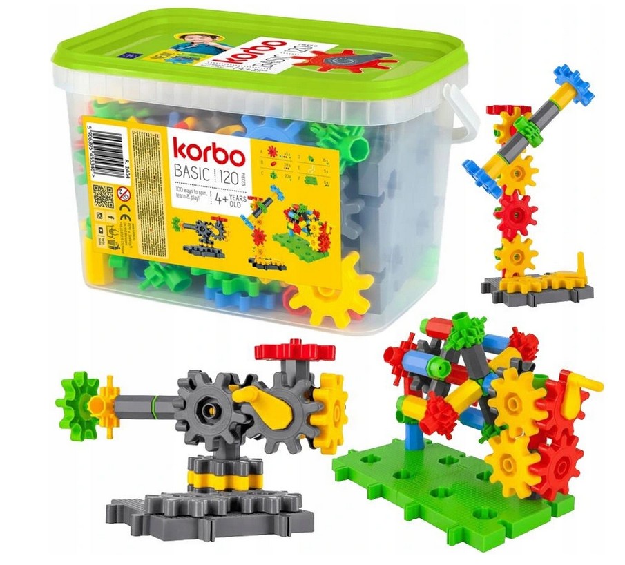 Stavebné bloky Korbo Basic 120 ks 1404